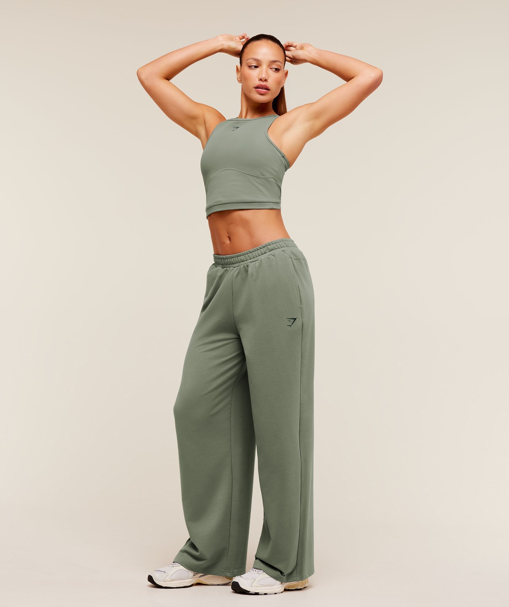 Lifting Dipped Waistband Pants - Unit Green — imagem 4