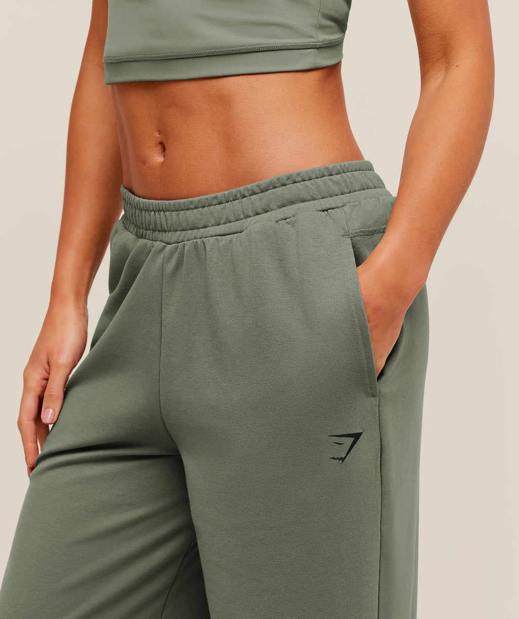 Lifting Dipped Waistband Pants - Unit Green — imagem 5
