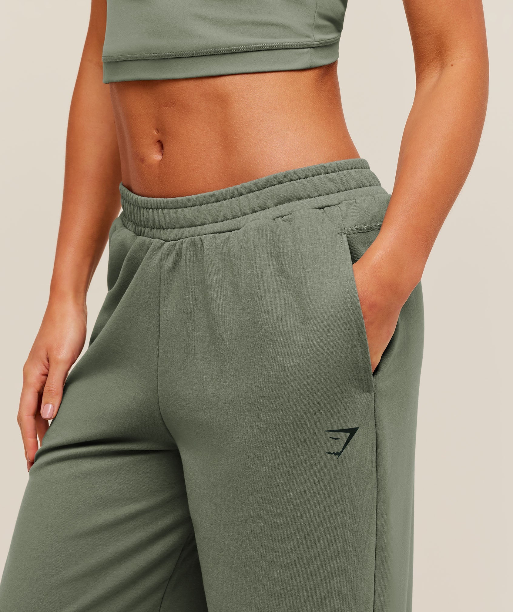 Lifting Dipped Waistband Pants - Unit Green — imagem 5