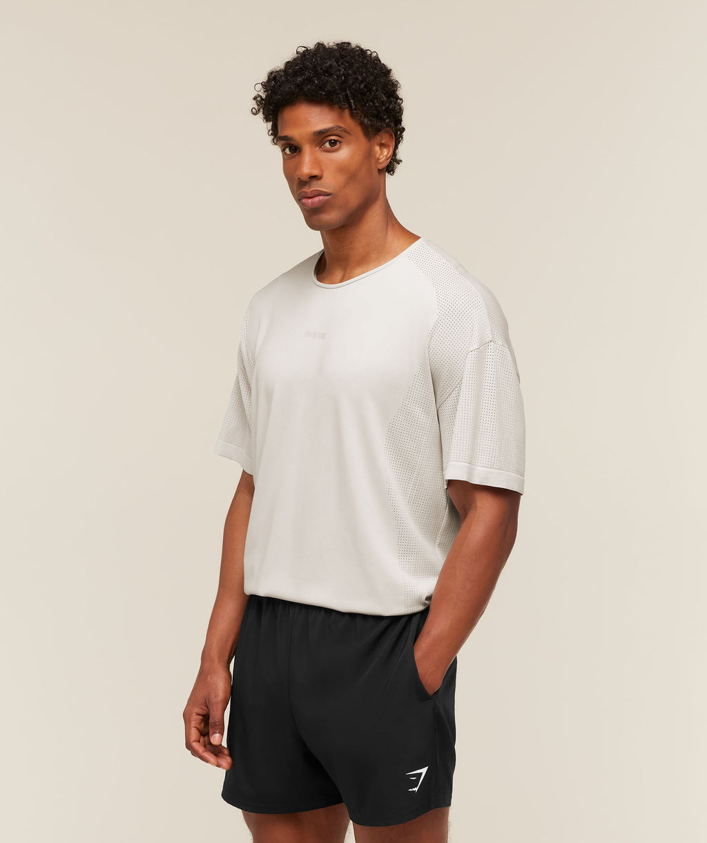 Distance Seamless T-Shirt - Mist Grey — imagem 3