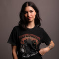 Run Free "Premium Vintage" (Cropped) Tee in Black - imagem 1