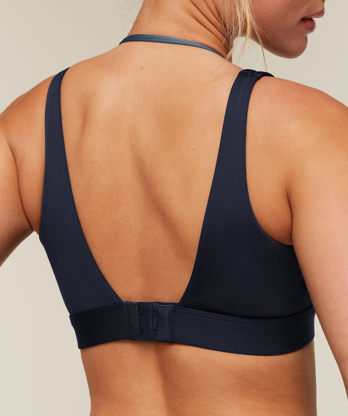 Double Layer Medium Support Sports Bra - Heavy Blue/Shadow Blue — imagem 4