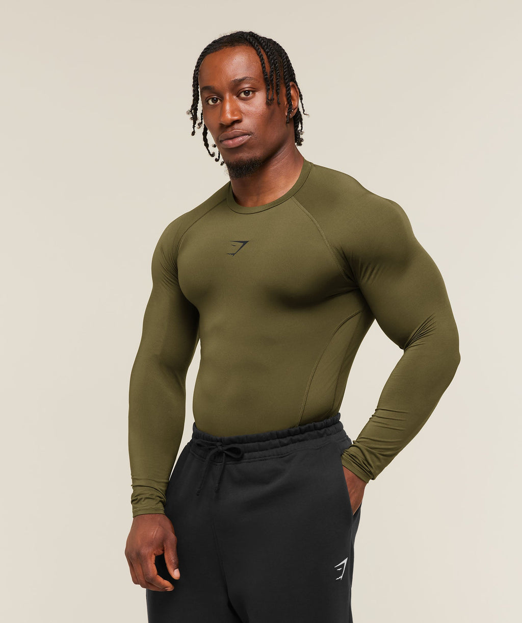 Element Baselayer Long Sleeve T-Shirt - Canvas Green — imagem 3