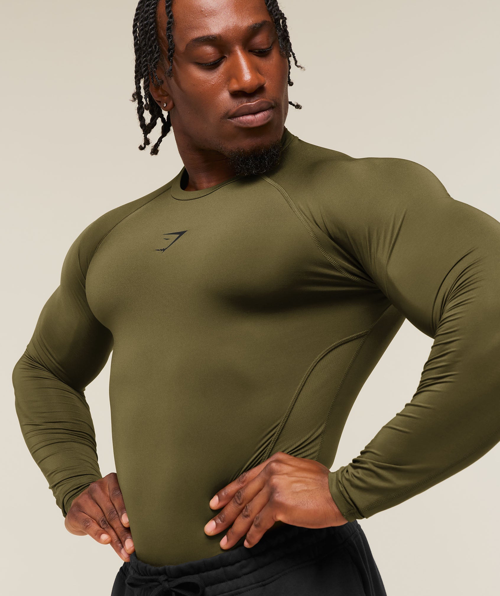 Element Baselayer Long Sleeve T-Shirt - Canvas Green — imagem 4