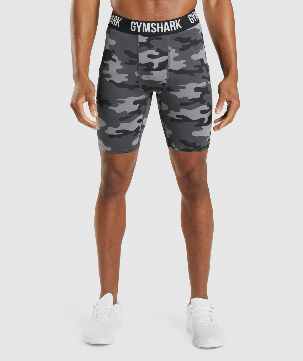 Element Baselayer Shorts - Grey Print — imagem 1