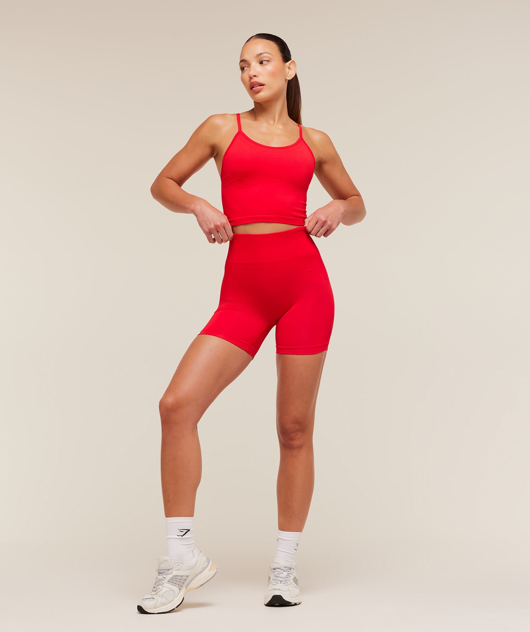Energise Seamless Shorts - Athletic Red — imagem 4