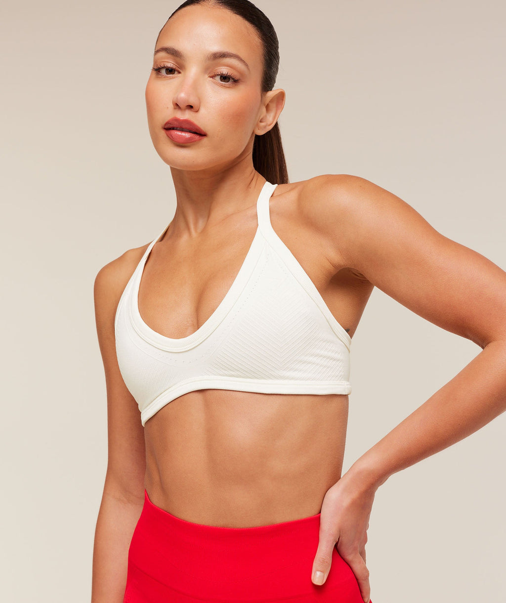 Energise Seamless Sports Bra - Soft White — imagem 6