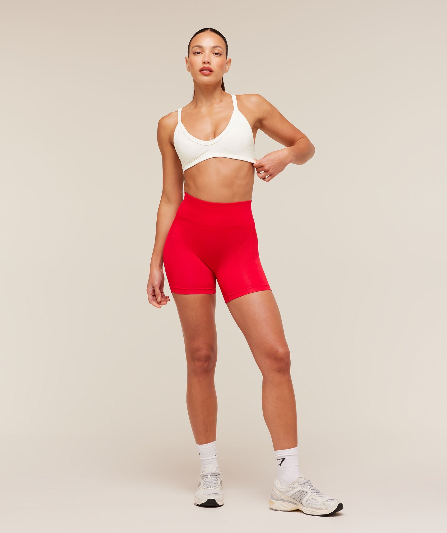 Energise Seamless Sports Bra - Soft White — imagem 4