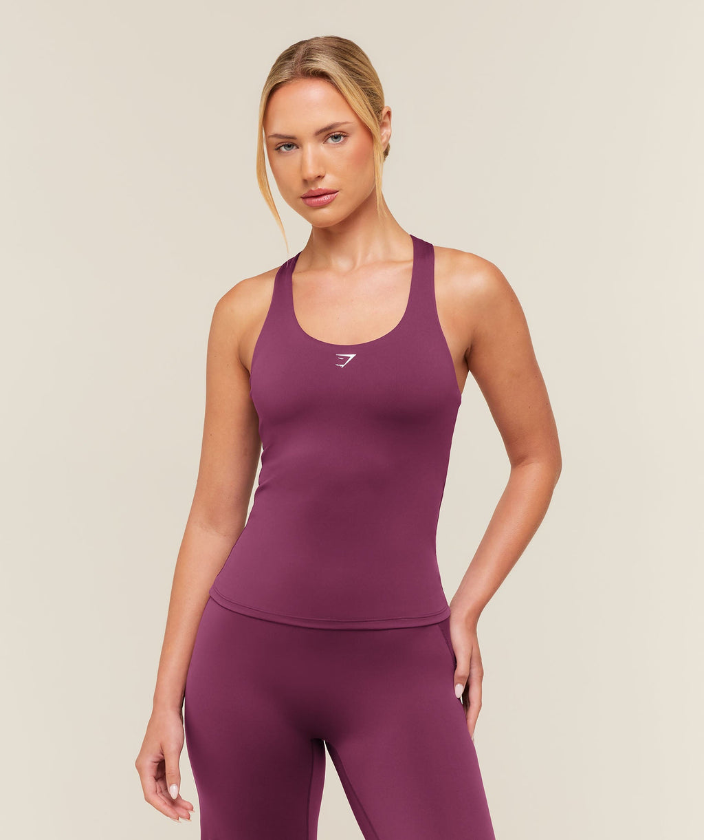 Everyday Racer Back Tank with Shelf - Strength Pink — imagem 1