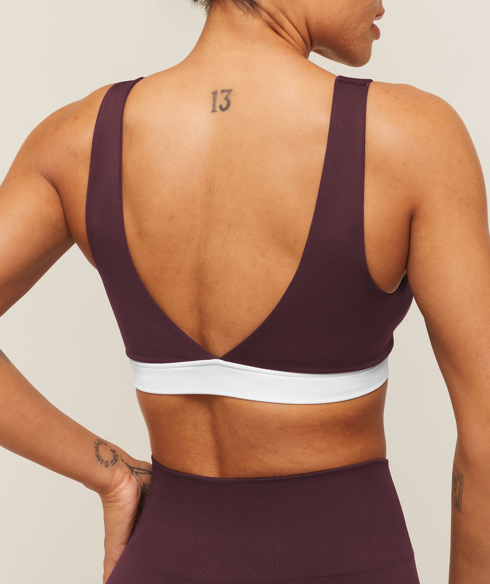 Everyday Seamless Contrast Bra - Cherry Purple — imagem 6