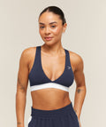 Everyday Seamless Contrast Bra - Heavy Blue — imagem 1