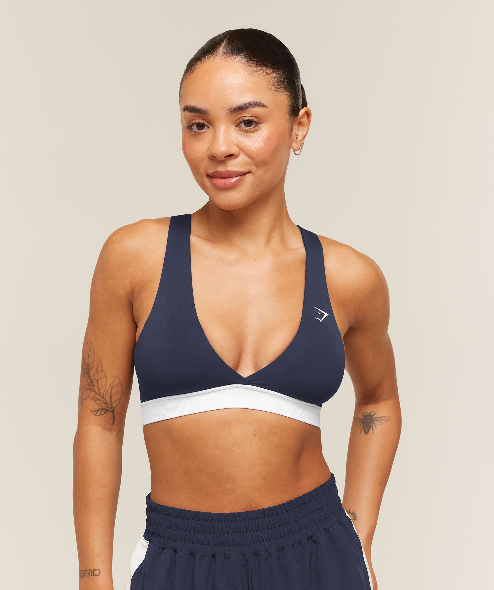 Everyday Seamless Contrast Bra - Heavy Blue — imagem 1