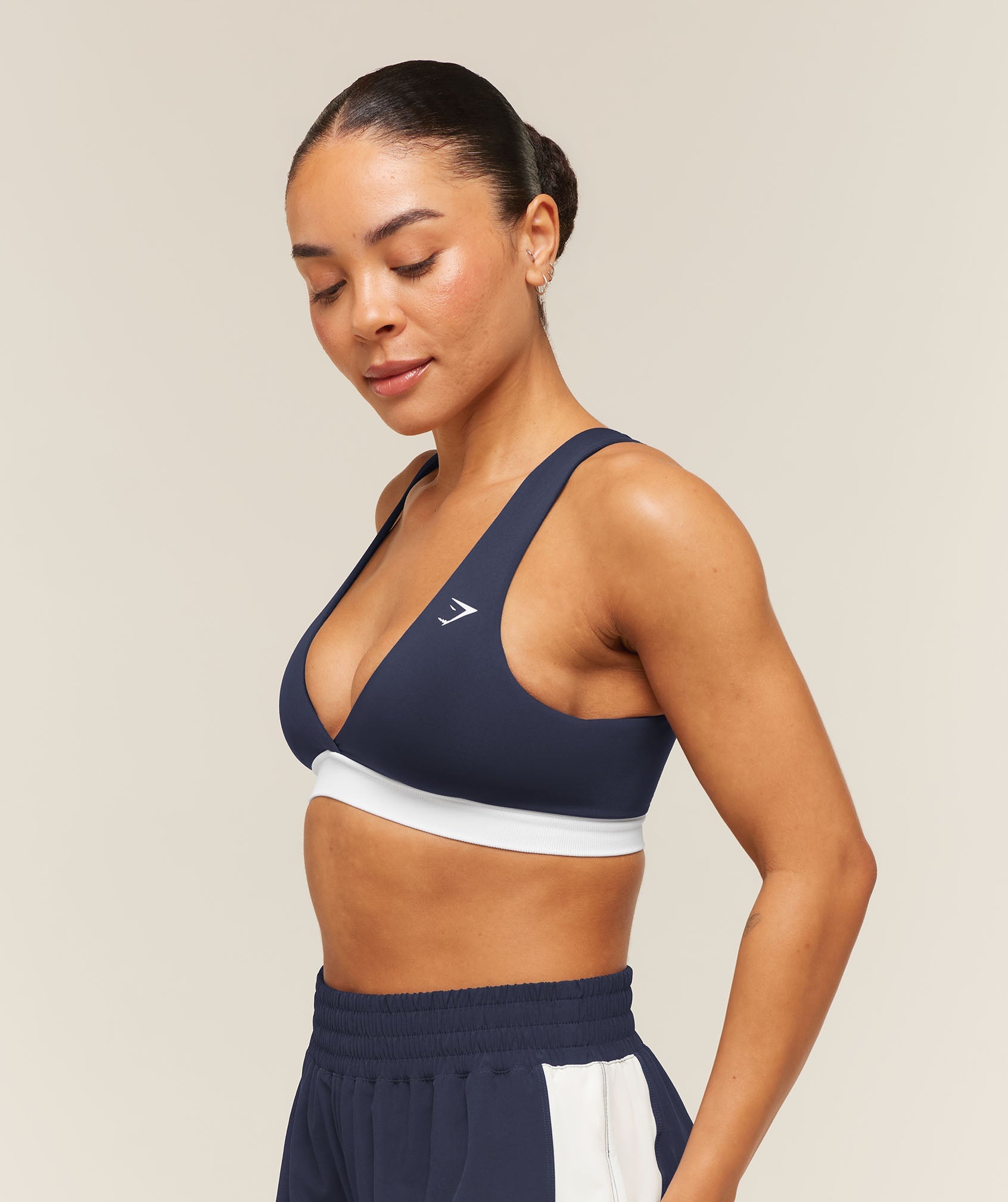 Everyday Seamless Contrast Bra - Heavy Blue — imagem 3