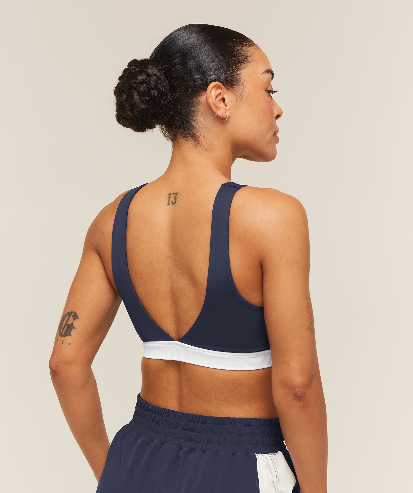 Everyday Seamless Contrast Bra - Heavy Blue — imagem 2