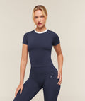 Everyday Seamless Contrast T-Shirt - Heavy Blue — imagem 1