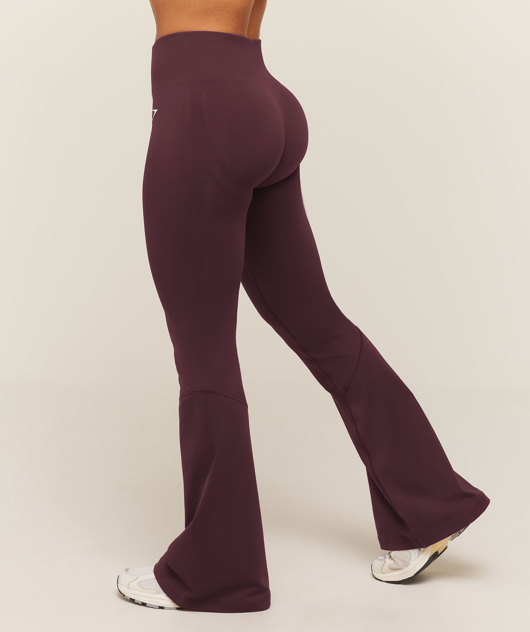 Everyday Seamless Flared Leggings - Cherry Purple — imagem 3