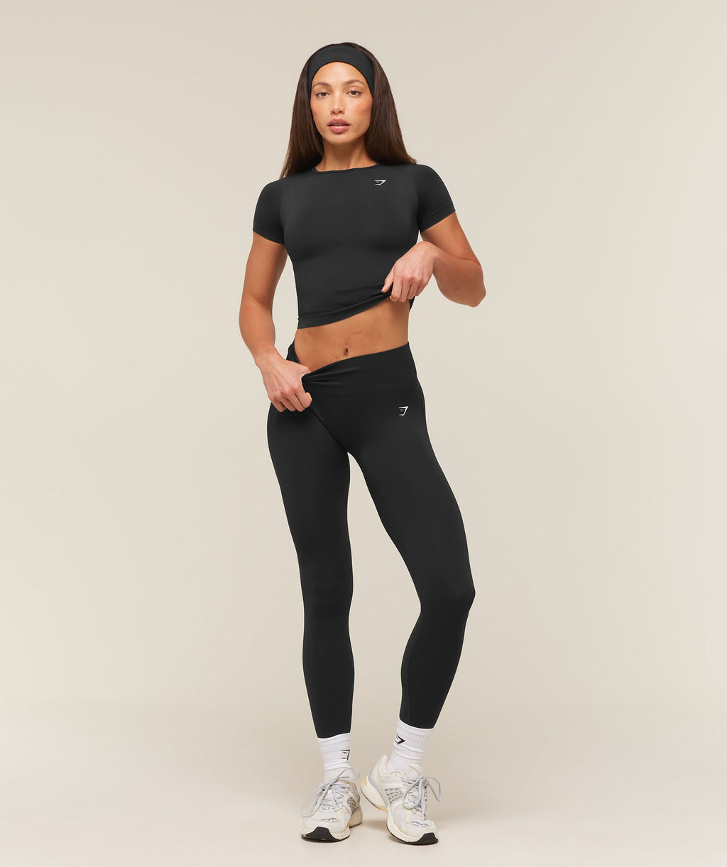 Everyday Seamless Short Sleeve Top - GS Black — imagem 5