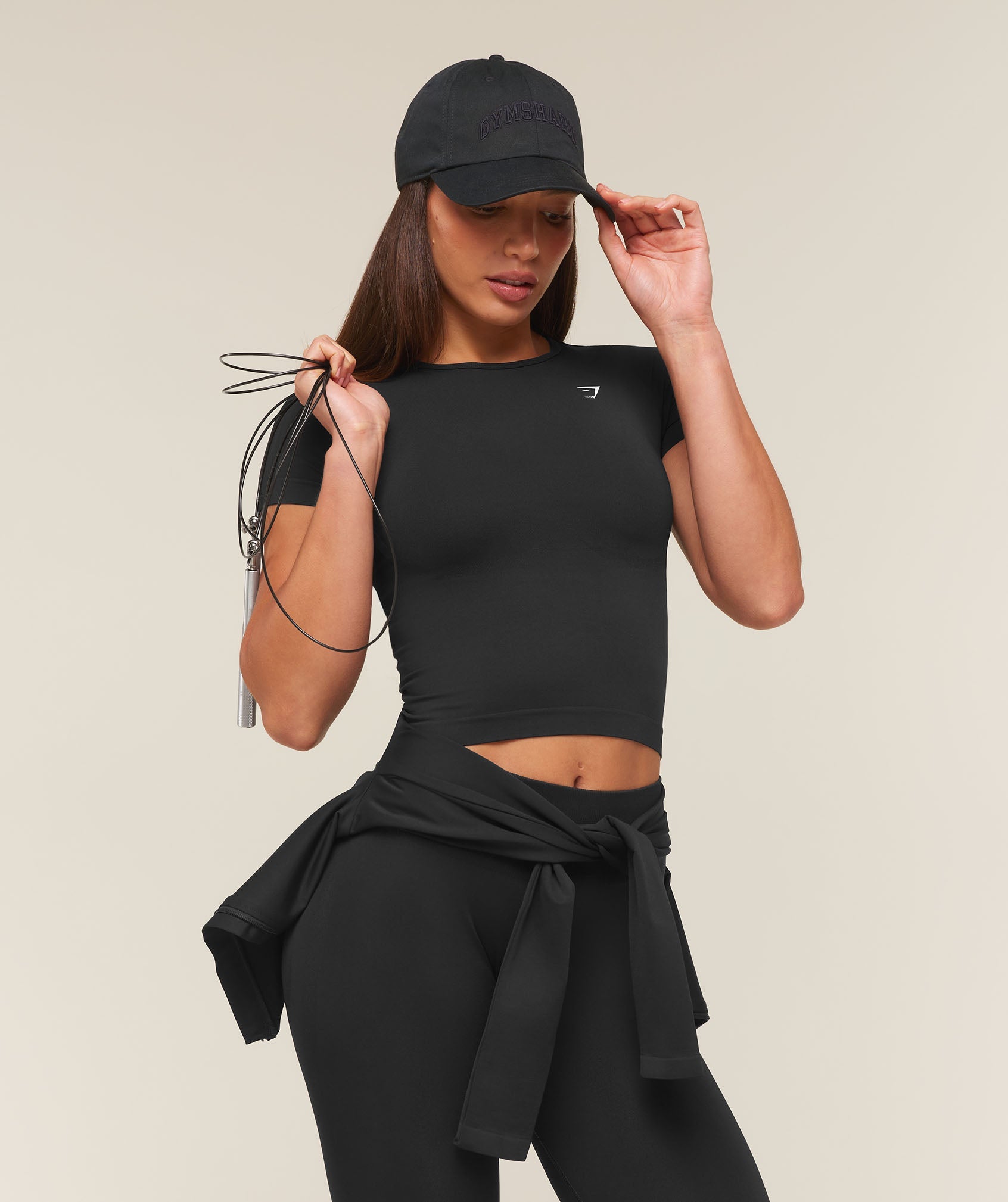 Everyday Seamless Short Sleeve Top - GS Black — imagem 4