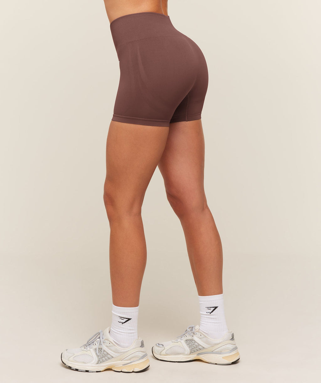 Everyday Seamless Shorts - Espresso Brown — imagem 3