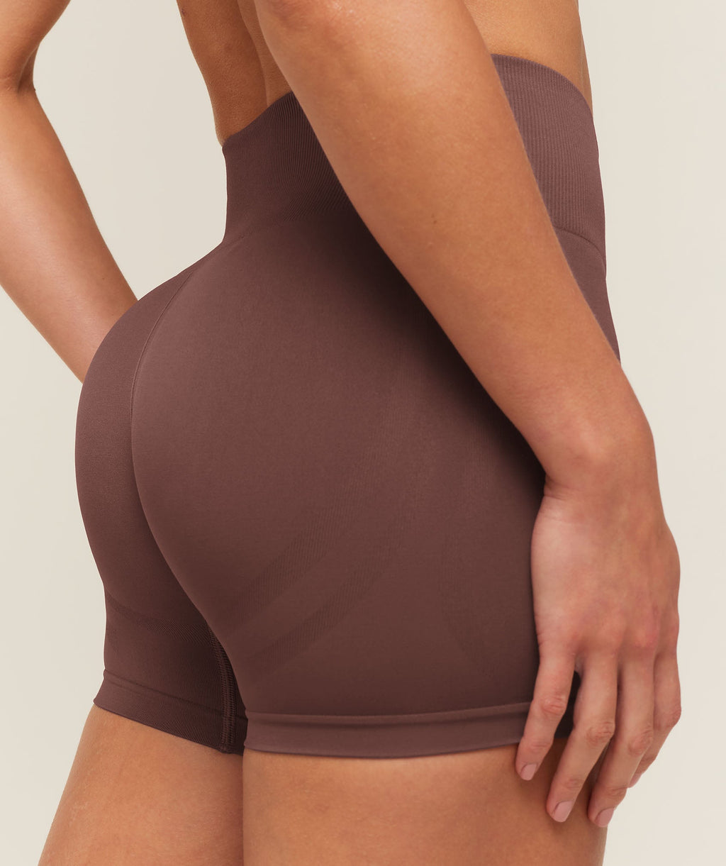 Everyday Seamless Shorts - Espresso Brown — imagem 6