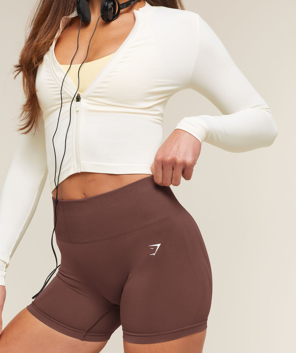 Everyday Seamless Shorts - Espresso Brown — imagem 5