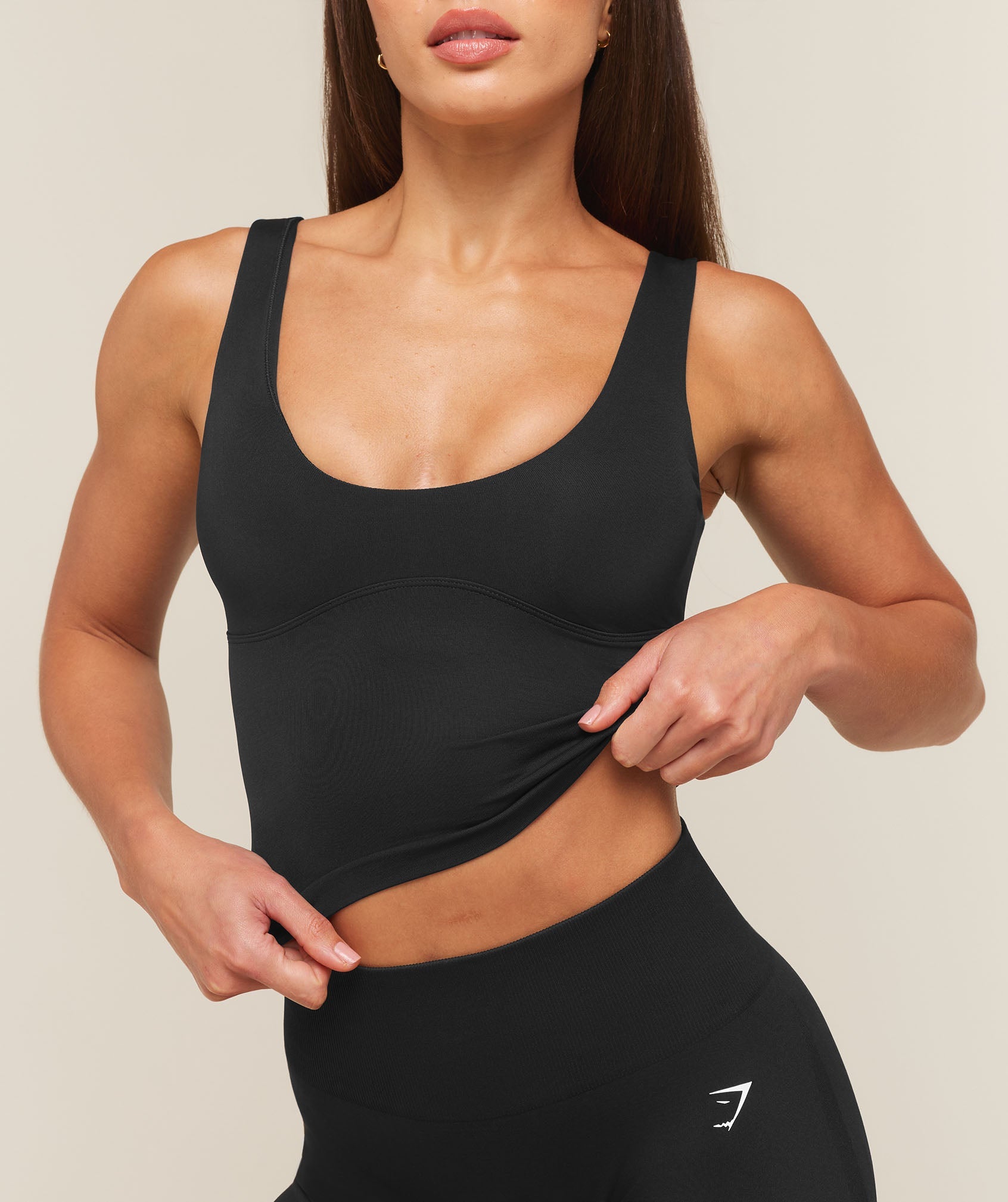 Everyday Seamless Shelf Tank - Black — imagem 4