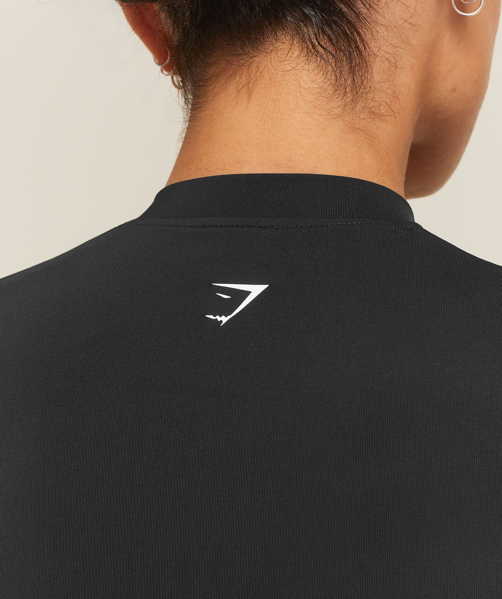 Everyday Seamless Zip Tracktop - Black — imagem 4