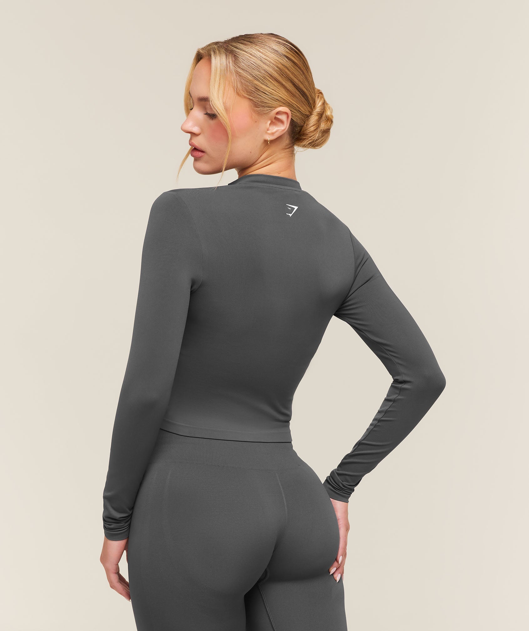 Everyday Seamless Zip Tracktop - Grey — imagem 2