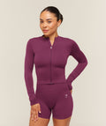 Everyday Seamless Zip Tracktop - Strength Pink — imagem 1