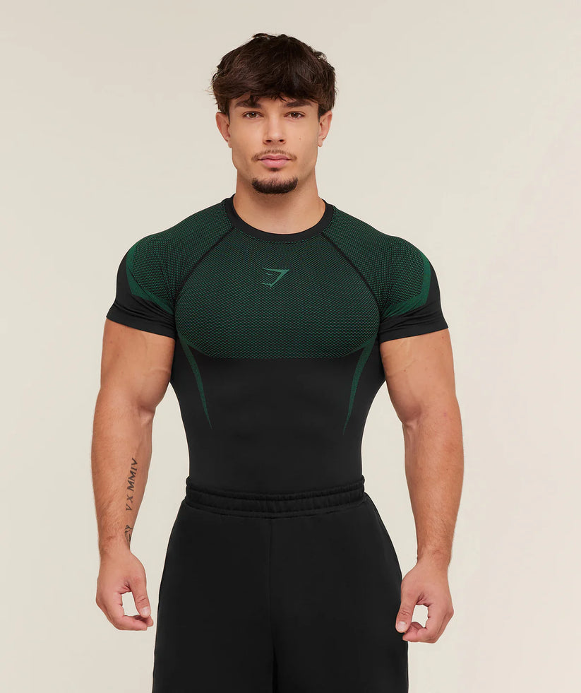 Camiseta Gymshark Compression Visionary Teal