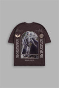 Femto "Premium" Oversized Tee in Darc Garnet - imagem 1
