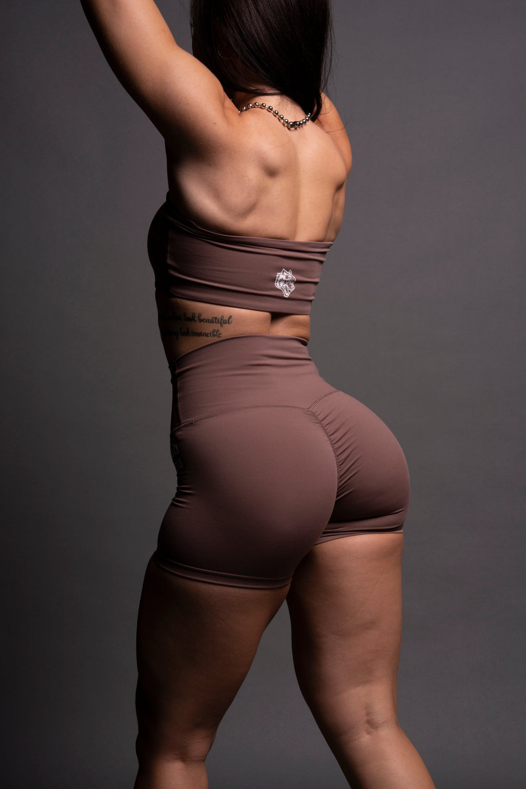 Guidance "Energy" Pump Shorts in Shadow Mauve — imagem 9