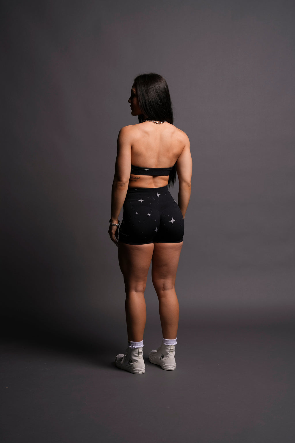 Throttle Everson Seamless "Sierra" Shorts in Black Starry Night — imagem 8