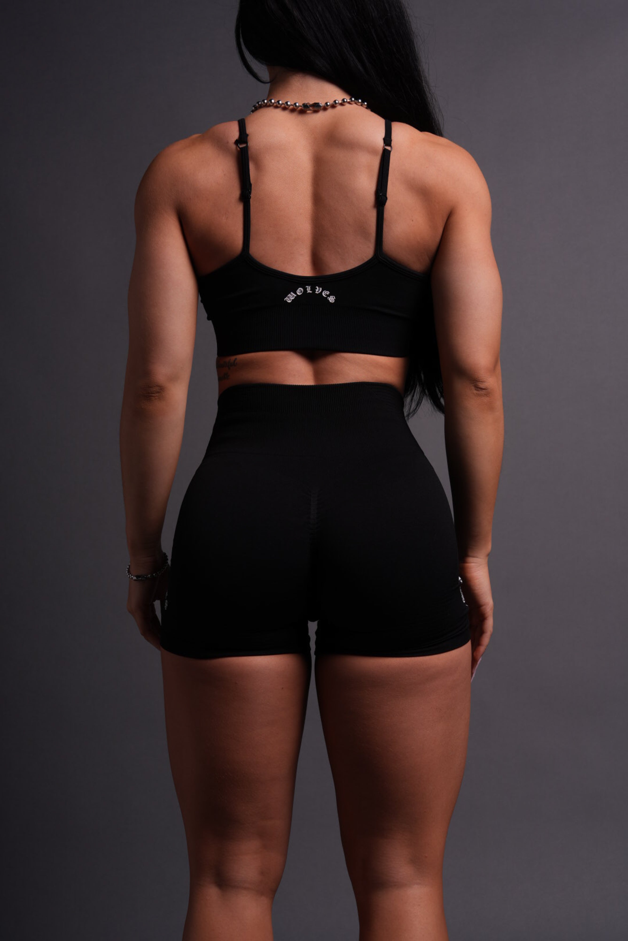 Chopper Everson Seamless "Valencourt" Shorts in Black — imagem 5