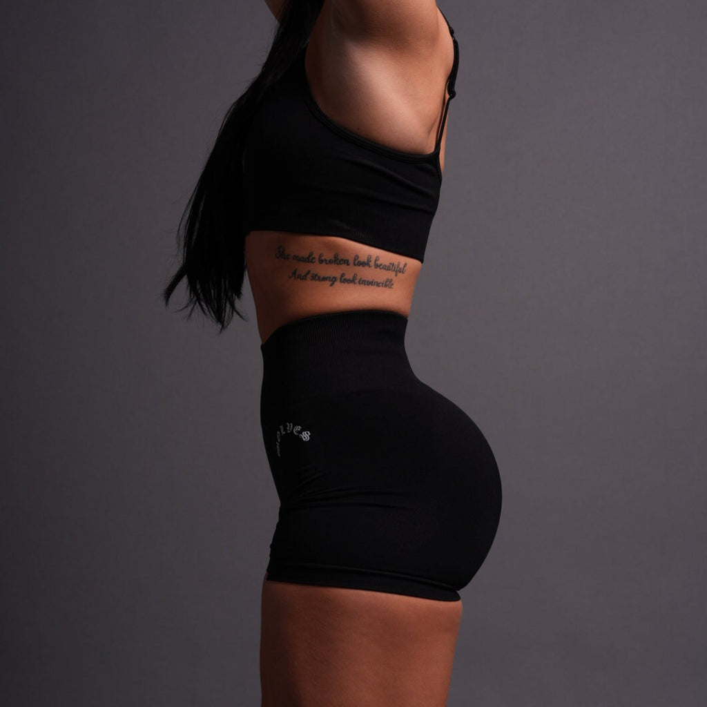 Chopper Everson Seamless "Training" Shorts in Black — imagem 1