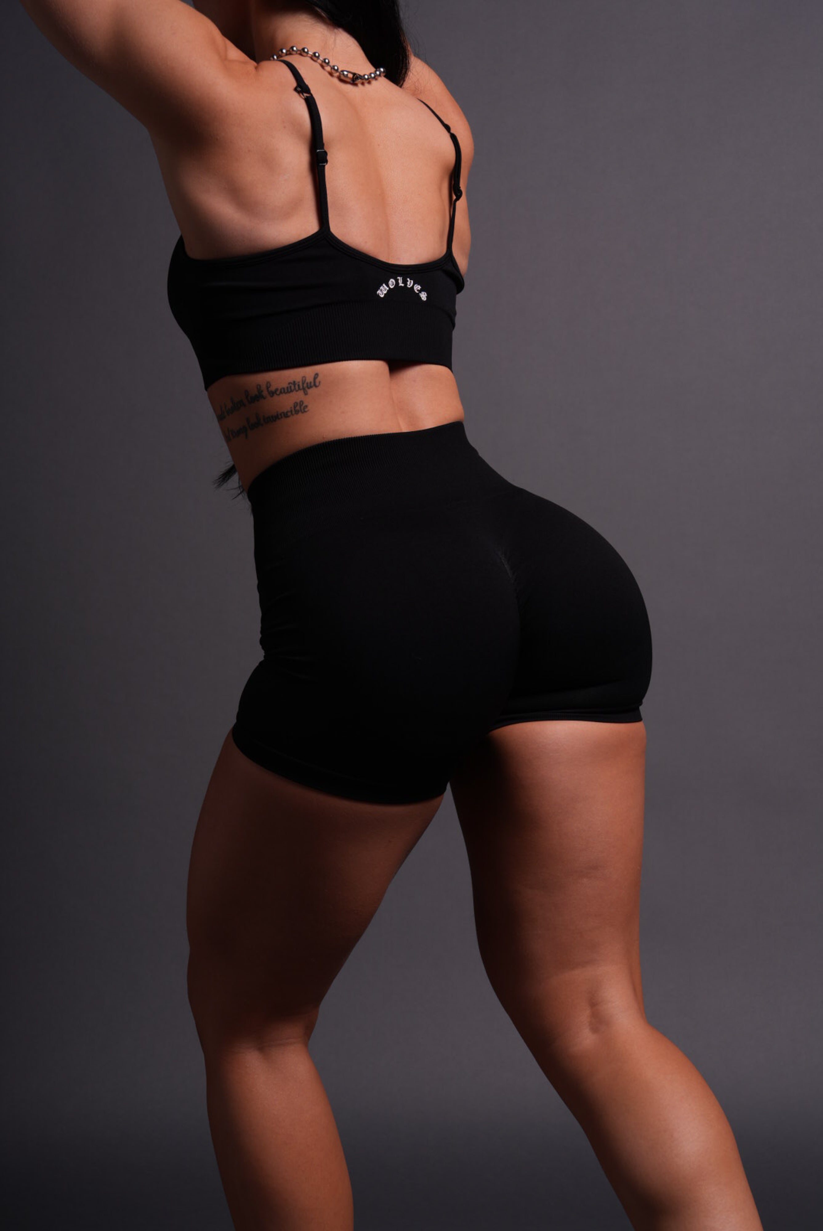 Chopper Everson Seamless "Training" Shorts in Black — imagem 6