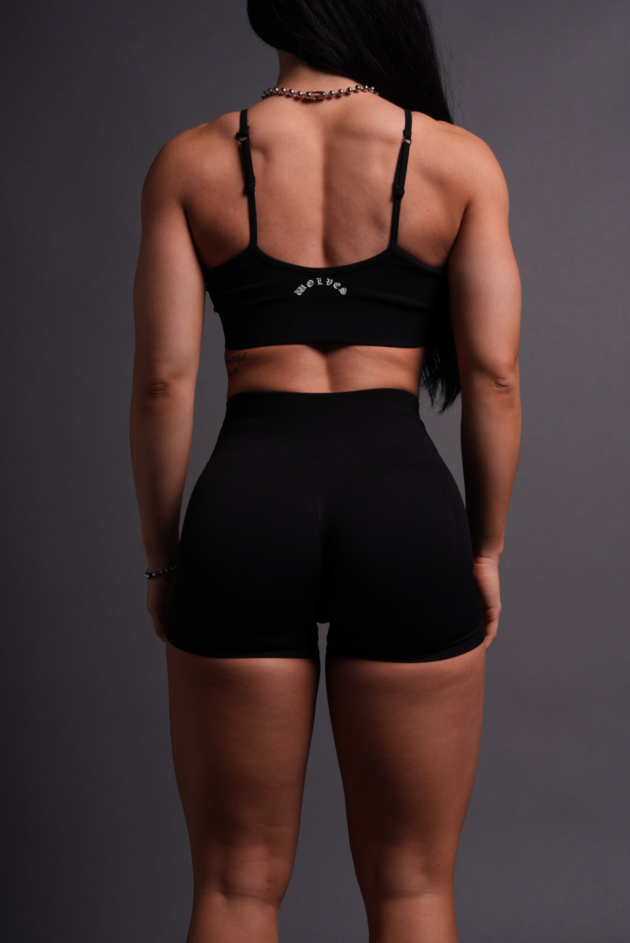 Chopper Everson Seamless "Training" Shorts in Black — imagem 5