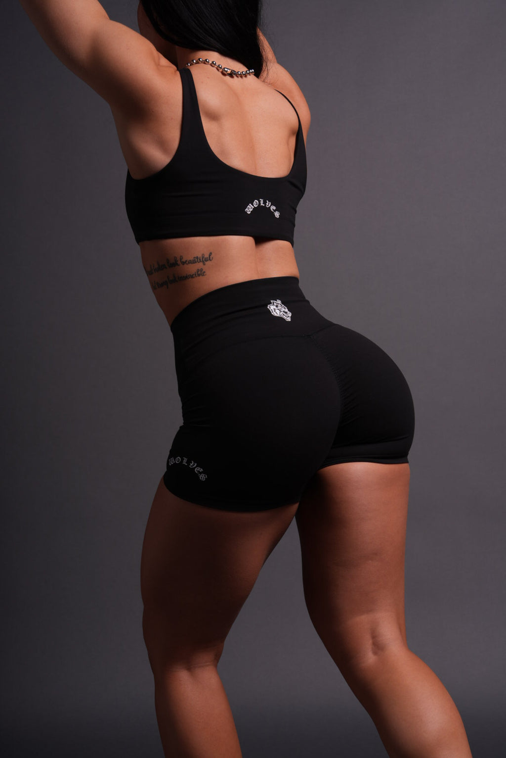 Chopper V2 "Energy" Pump Shorts in Black — imagem 6