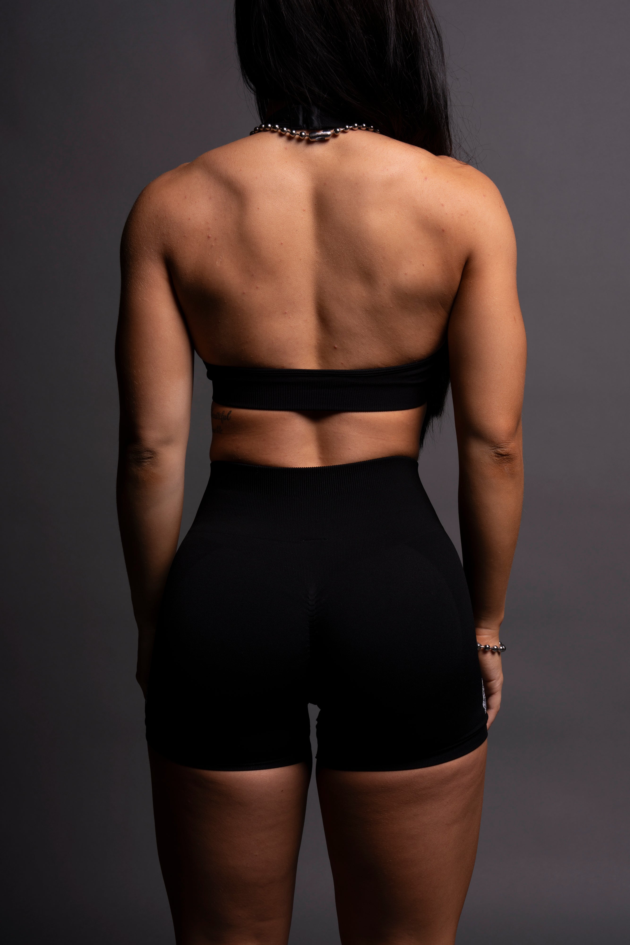 IYKYK Everson Seamless "Training" Shorts in Black — imagem 5