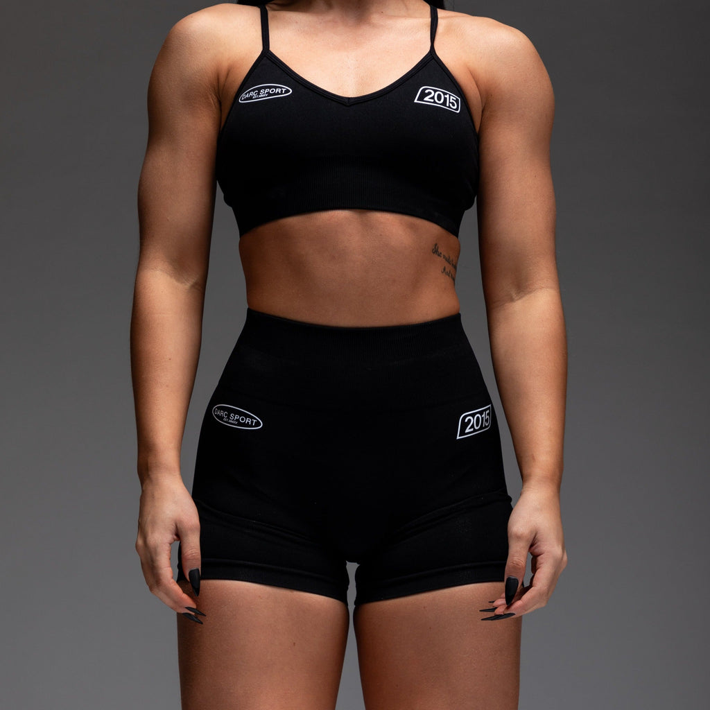 Faster Everson Seamless "Training" Shorts in Black — imagem 2