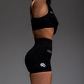 Faster Everson Seamless "Training" Shorts in Black — imagem 1