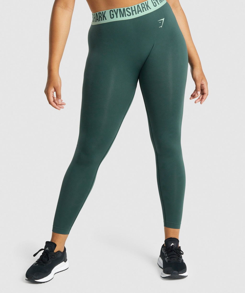 Fit Seamless Leggings - Dark Green — imagem 1