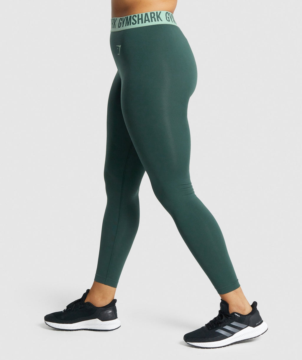 Fit Seamless Leggings - Dark Green — imagem 3