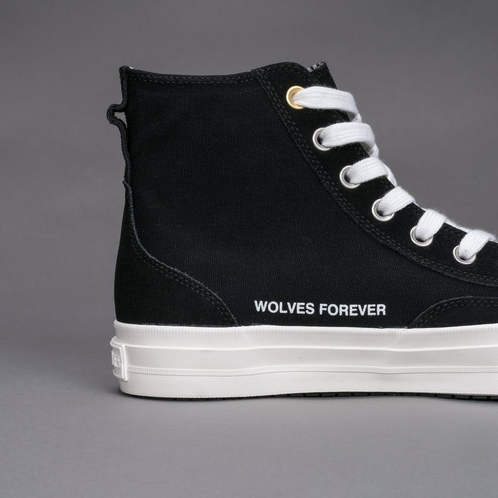 Wolves Forever Sueded Walk 1-DIOS High Top Shoe in Black — imagem 6