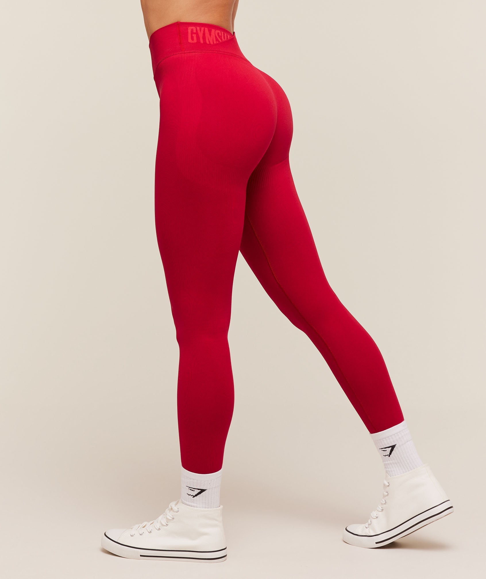 Flex V4 Leggings - Carmine Red — imagem 4