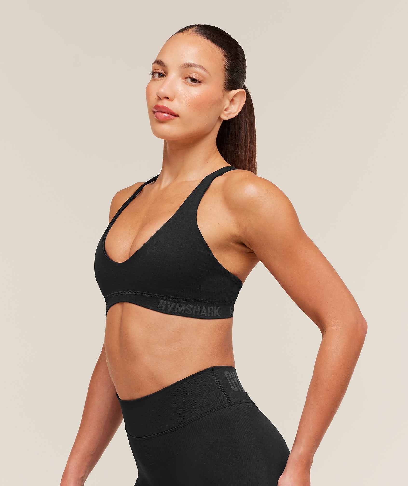Flex V4 Sports Bra - Black — imagem 3