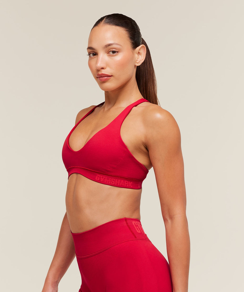 Flex V4 Sports Bra - Carmine Red — imagem 3