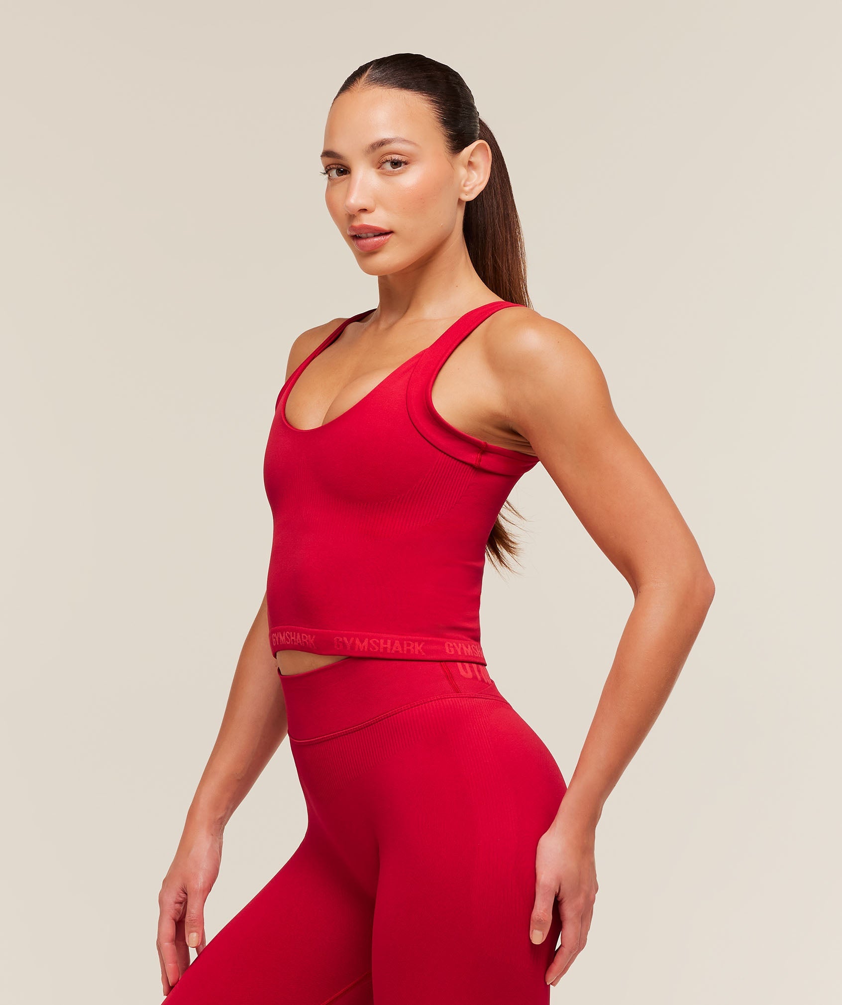 Flex V4 Tank Top - Carmine Red — imagem 3