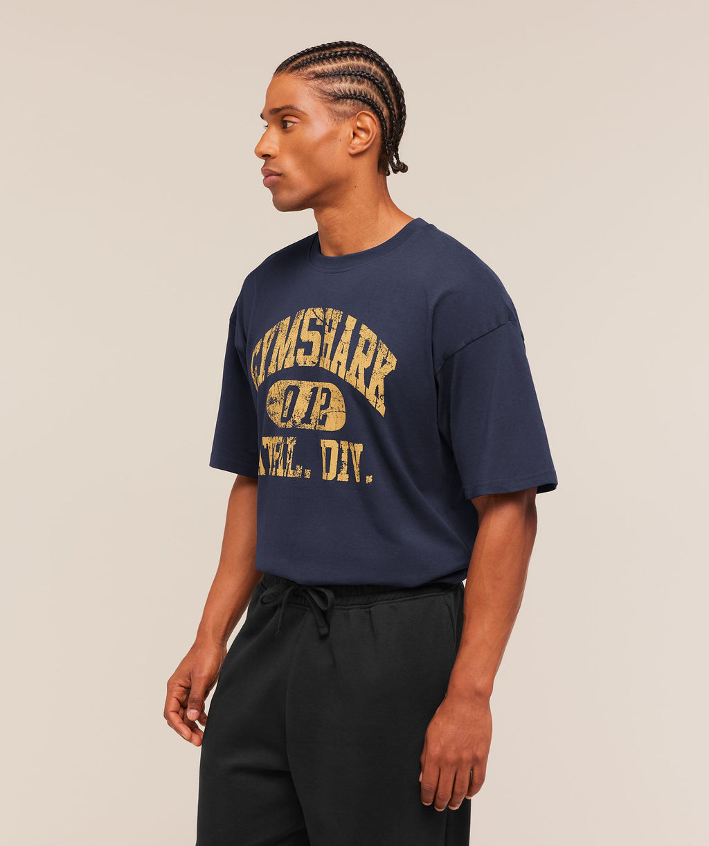 Athletic Division Graphic T-Shirt - Heavy Blue — imagem 4