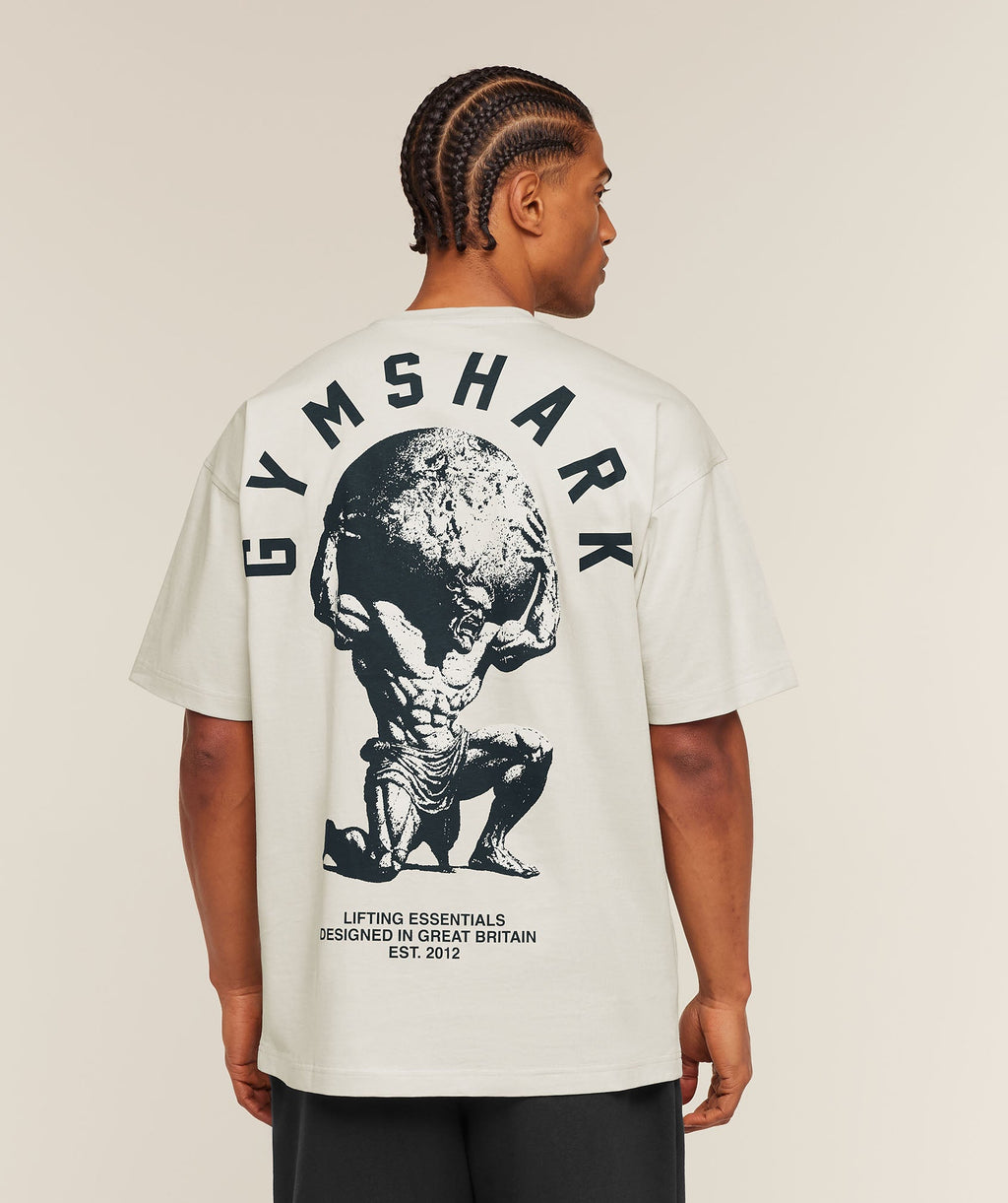 Atlas T-Shirt - Tinted White — imagem 1